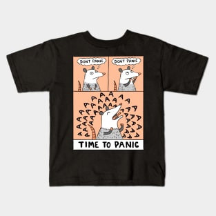 Time to panic Kids T-Shirt